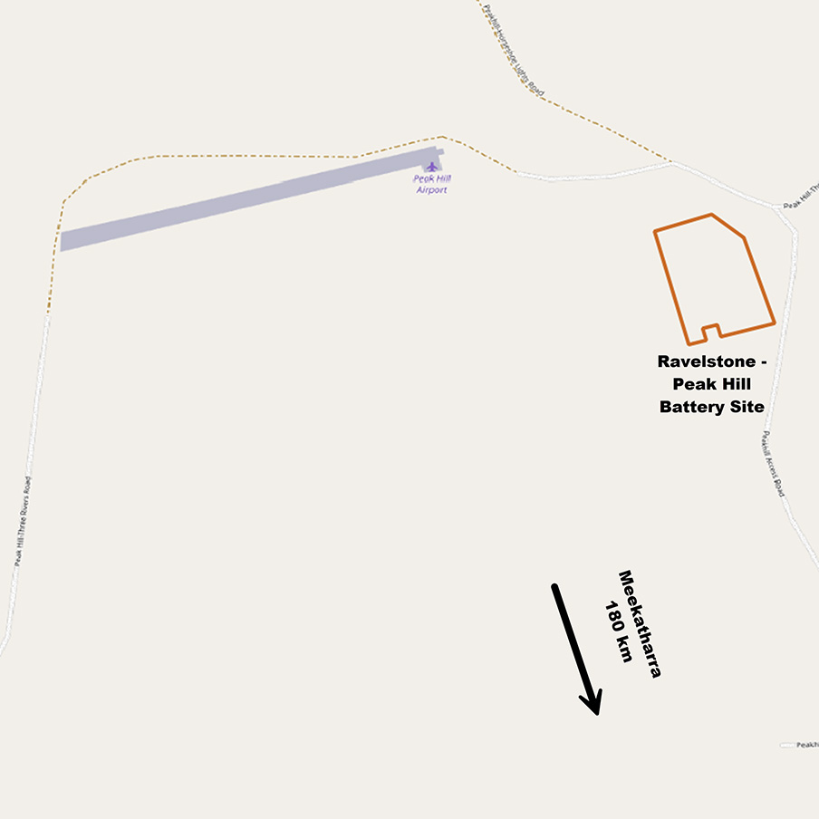 904X904 Ravelstone Peak Hill Battery Site Location