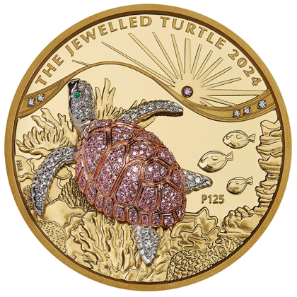 Jewelled Turtle coin
