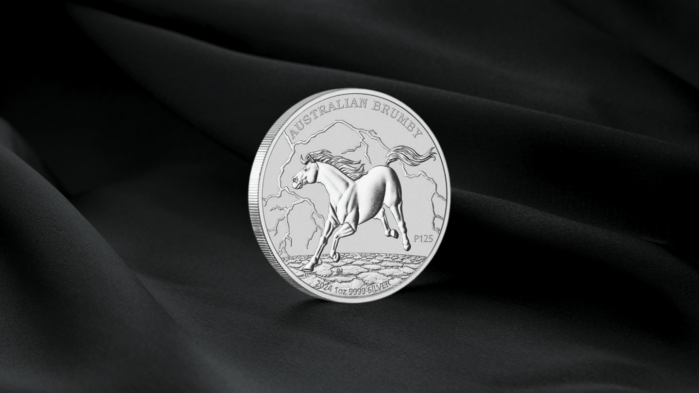 1oz silver Brumby Coin 2024