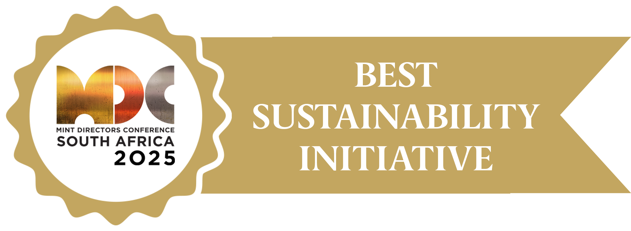 MDC 2025 award banner SUSTAINABILITY